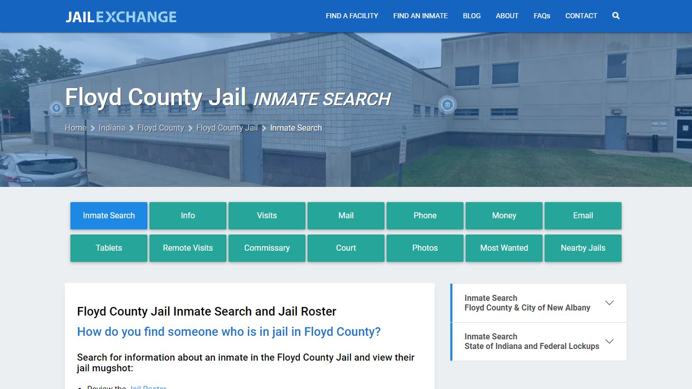 Inmate Search: Roster & Mugshots - Floyd County Jail, IN - Jail Exchange